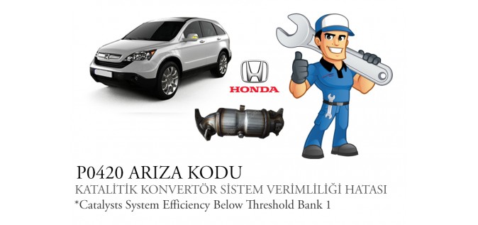 P0420 Arızası Honda CR-V 2.0i 2008-2015 Katalitik Konvertör Değişimi ve Faydaları