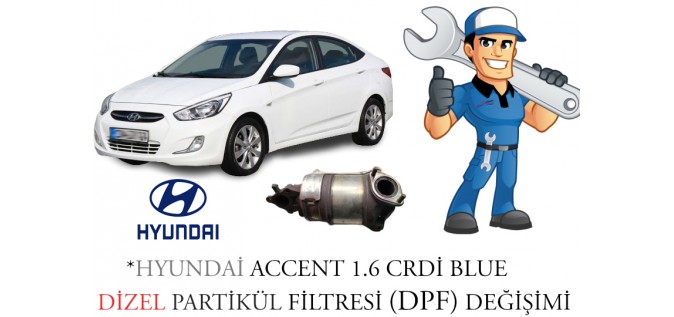 Hyundai Accent 1.6 CRDi Dizel Partikül Filtre Onarımı P2454