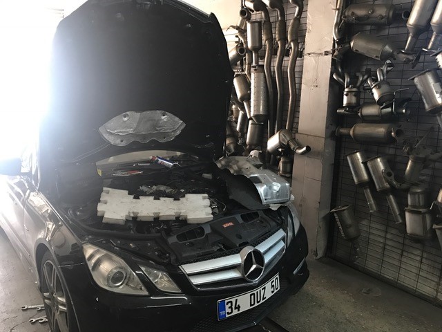 Mercedes E350 Dizel Partikül Filtresi Değişimi