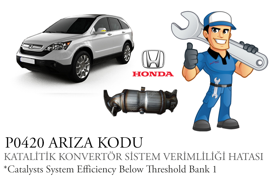 P0420 Arızası Honda CR-V 2.0i 2008-2015 Katalitik Konvertör Değişimi ve Faydaları