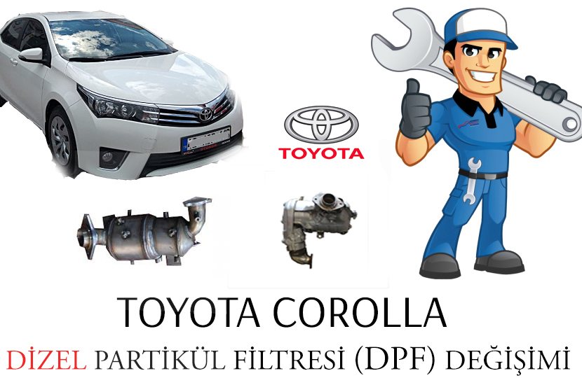 P2463 Kaynaklı TOYOTA COROLLA Dizel Partikül Filtre DPF Değişimi